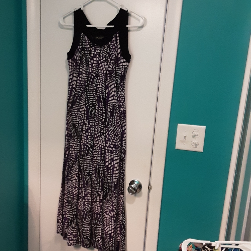 NWOT Small purple and black dress